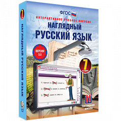 Пособие для интерактивной доски Наглядный русский язык. 7 класс