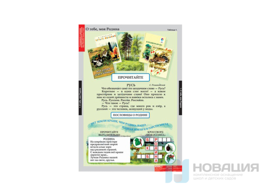 Комплект плакатов Литературное чтение 2 класс