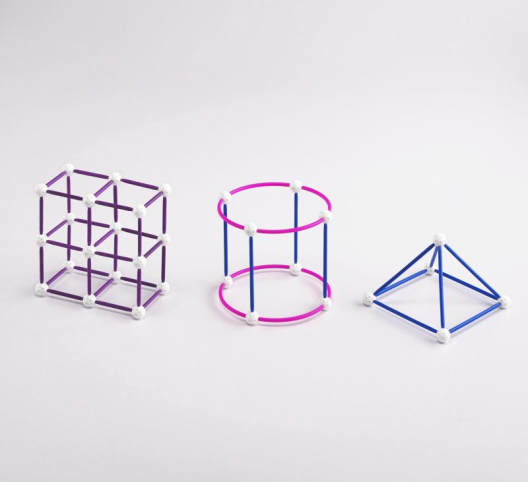 Конструктор геометрический 3D, расширенный набор