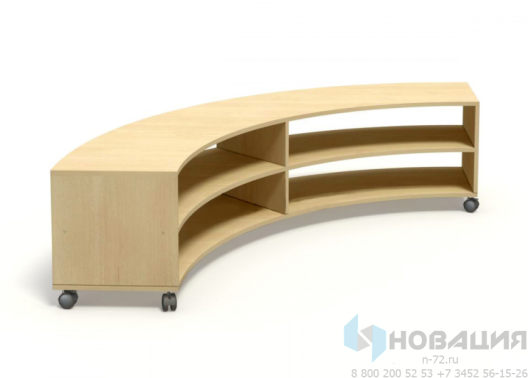 Стеллаж-разделитель на колесах Дуга