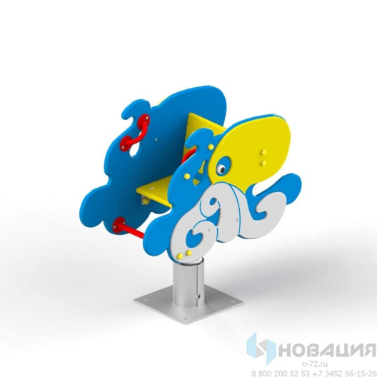 Качалка на пружине Осьминог